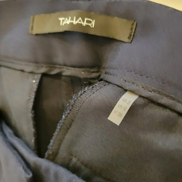 Tahari Blue  Trousers - Picture 6 of 6